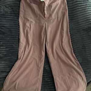 Women's Pink Wide-Leg Pants